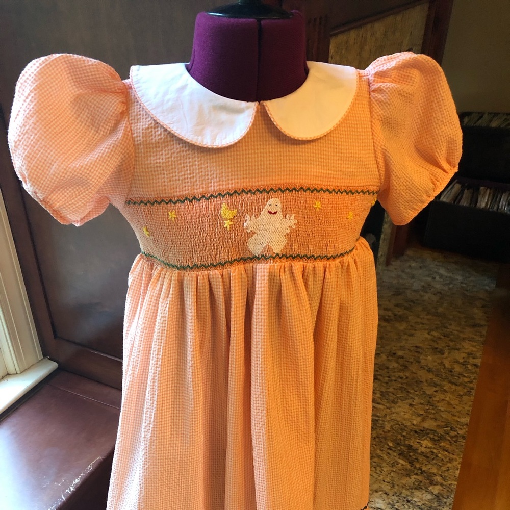 Smocked Halloween Dress